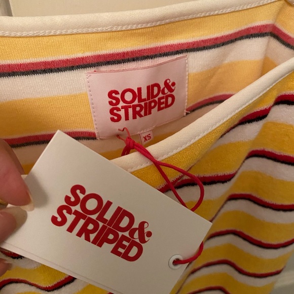 Solid & Striped terry mini dress in XS. NWT - Picture 3 of 7